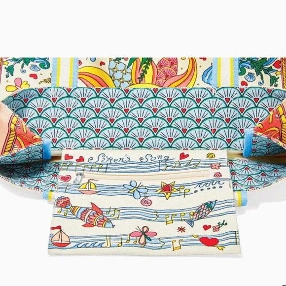 BRIGHTON Mermaid Fashionista Siren’s Song Tote NWT - Picture 4 of 11